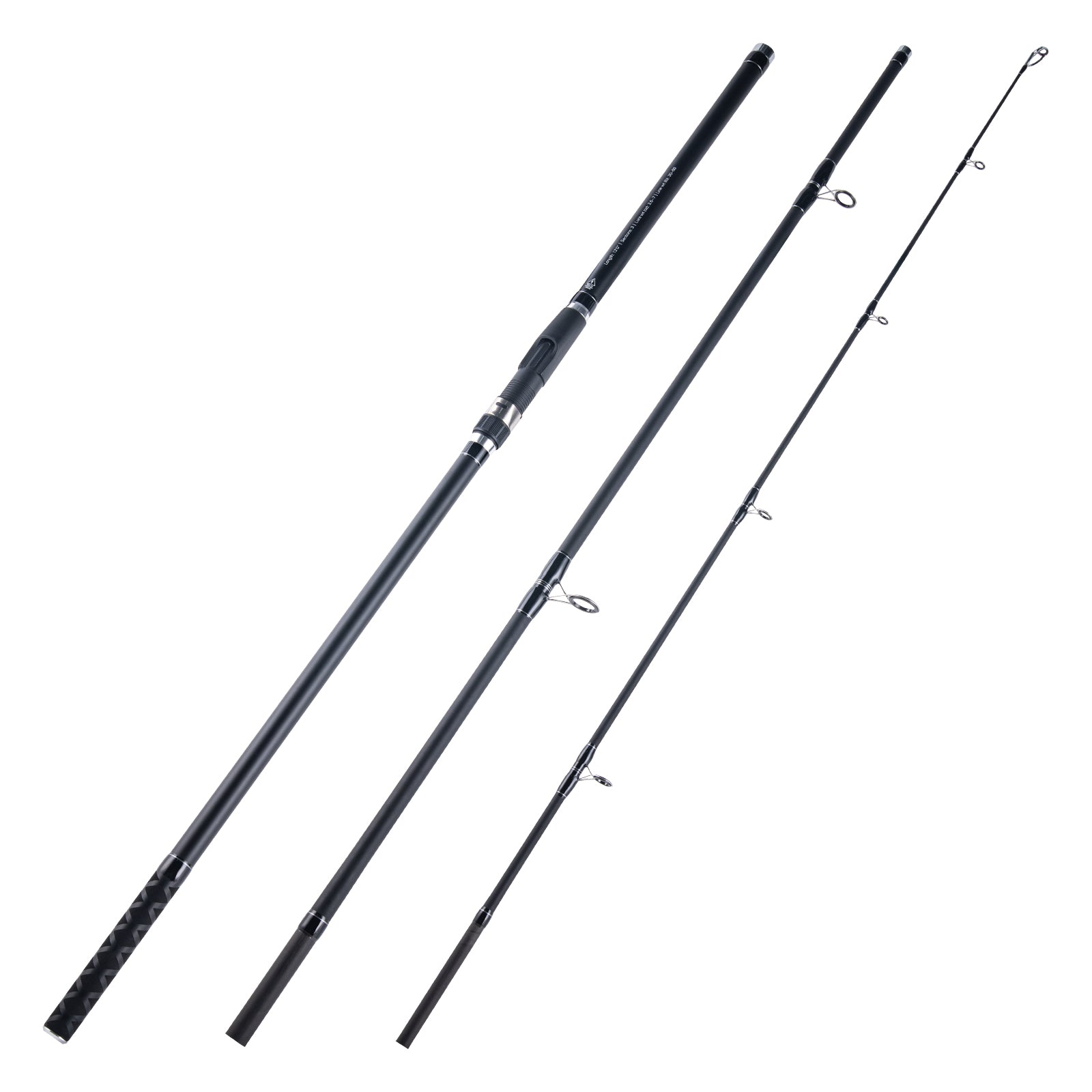 Buy Goture Portable Travel Fishing Rod - 3 Piece 24T Carbon Spinning Rod  with Cork Grip Handle, Lightweight Bass Fishing Pole for Freshwater &  Saltwater(6-10 Foot M Power) Online at Low Prices