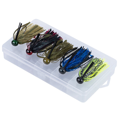 Ultimate Bass Master Jig: Weed Guard Football Jig with Silicone Skirts - Perfect for Bass Fishing!