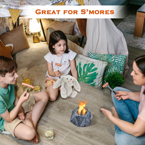 Smokeless Tabletop Fire Pit Bowls: Portable Concrete Fire Fit Mini Rubbing Alcohol Fireplace Round Fire Bowl Tree Stump Long Burning Outdoor Indoor Fire Pit Decorate Polygonal Black Smokeless Tabletop Fire Pit Bowls: Portable Concrete Fire Fit Mini Rubbing Alcohol Fireplace Round Fire Bowl Tree Stump Long Burning Outdoor Indoor Fire Pit Decorate Polygonal Black