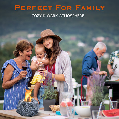 Smokeless Tabletop Fire Pit Bowls: Portable Concrete Fire Fit Mini Rubbing Alcohol Fireplace Round Fire Bowl Tree Stump Long Burning Outdoor Indoor Fire Pit Decorate Polygonal Black Smokeless Tabletop Fire Pit Bowls: Portable Concrete Fire Fit Mini Rubbing Alcohol Fireplace Round Fire Bowl Tree Stump Long Burning Outdoor Indoor Fire Pit Decorate Polygonal Black