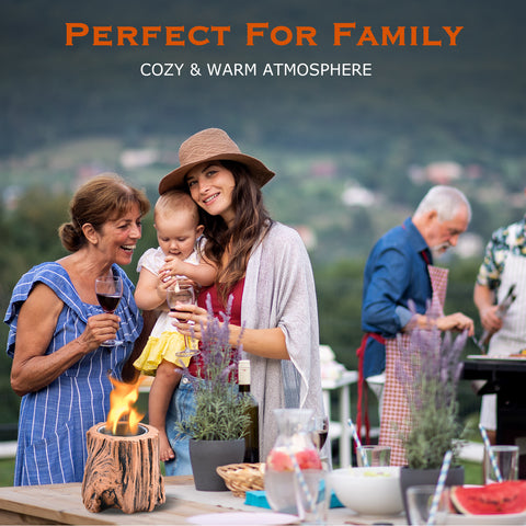 Smokeless Tabletop Fire Pit Bowls: Portable Concrete Fire Fit Mini Rubbing Alcohol Fireplace Round Fire Bowl Tree Stump Long Burning Outdoor Indoor Fire Pit Decorate Stump Smokeless Tabletop Fire Pit Bowls: Portable Concrete Fire Fit Mini Rubbing Alcohol Fireplace Round Fire Bowl Tree Stump Long Burning Outdoor Indoor Fire Pit Decorate Stump