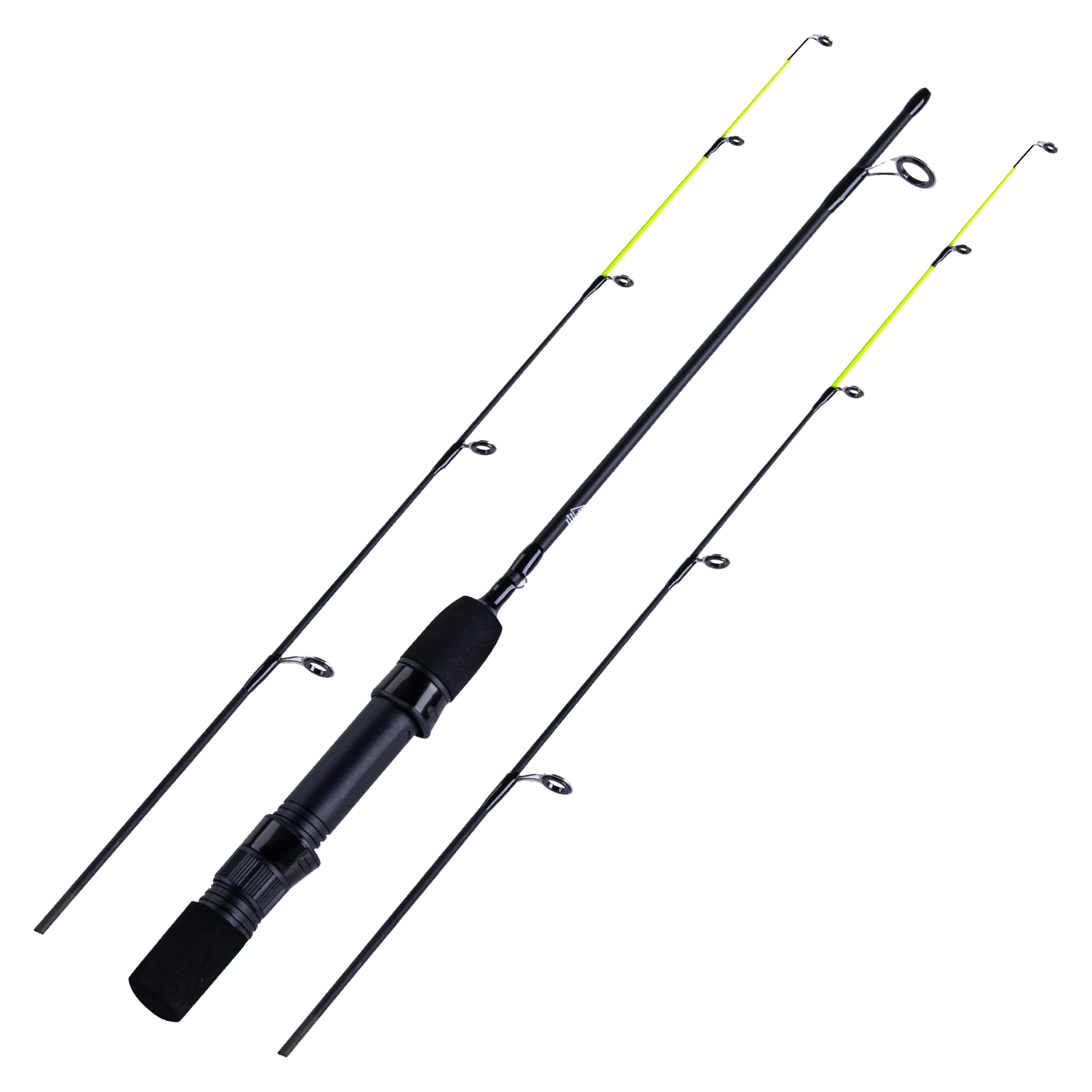 Goture Ice Fishing Rod Twin Tip, 27/32 Ice Spinning Rods, 2 Different  Action Tips in One Rod,High Visibility Ice Rod with EVA Handle, 2 Different