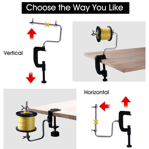 Goture Portable Fishing Line Spooler, Adjustable Stable Fishing Reel Spooler Machine, Fishing Line Winding Spooler Spooling Station System Goture Portable Fishing Line Spooler, Adjustable Stable Fishing Reel Spooler Machine, Fishing Line Winding Spooler Spooling Station System