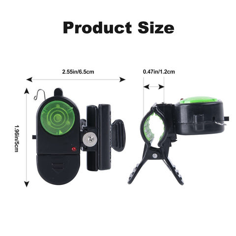 Goture 4pcs Fishing Alarm Bite Electronic Indicator Sound Fish Alarm with LED Lights Goture 4pcs Fishing Alarm Bite Electronic Indicator Sound Fish Alarm with LED Lights