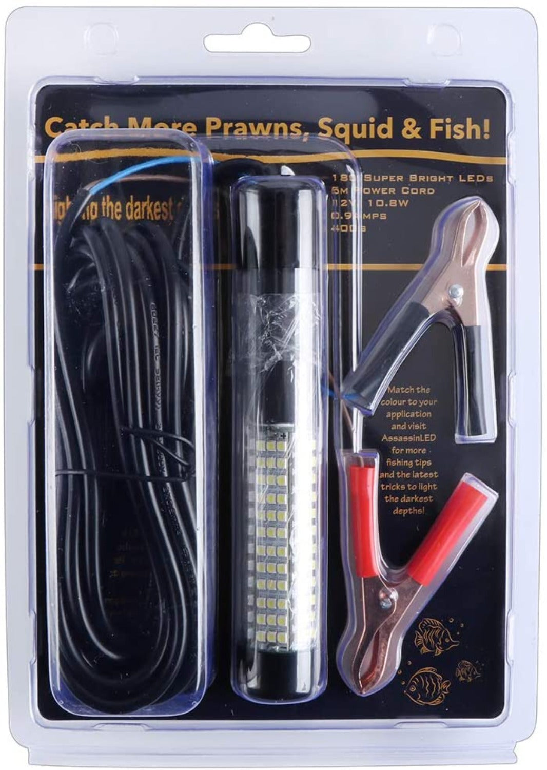 Goture 12V 10.8w 180 LEDs Submersible Fishing Light Goture 12V 10.8w 180 LEDs Submersible Fishing Light