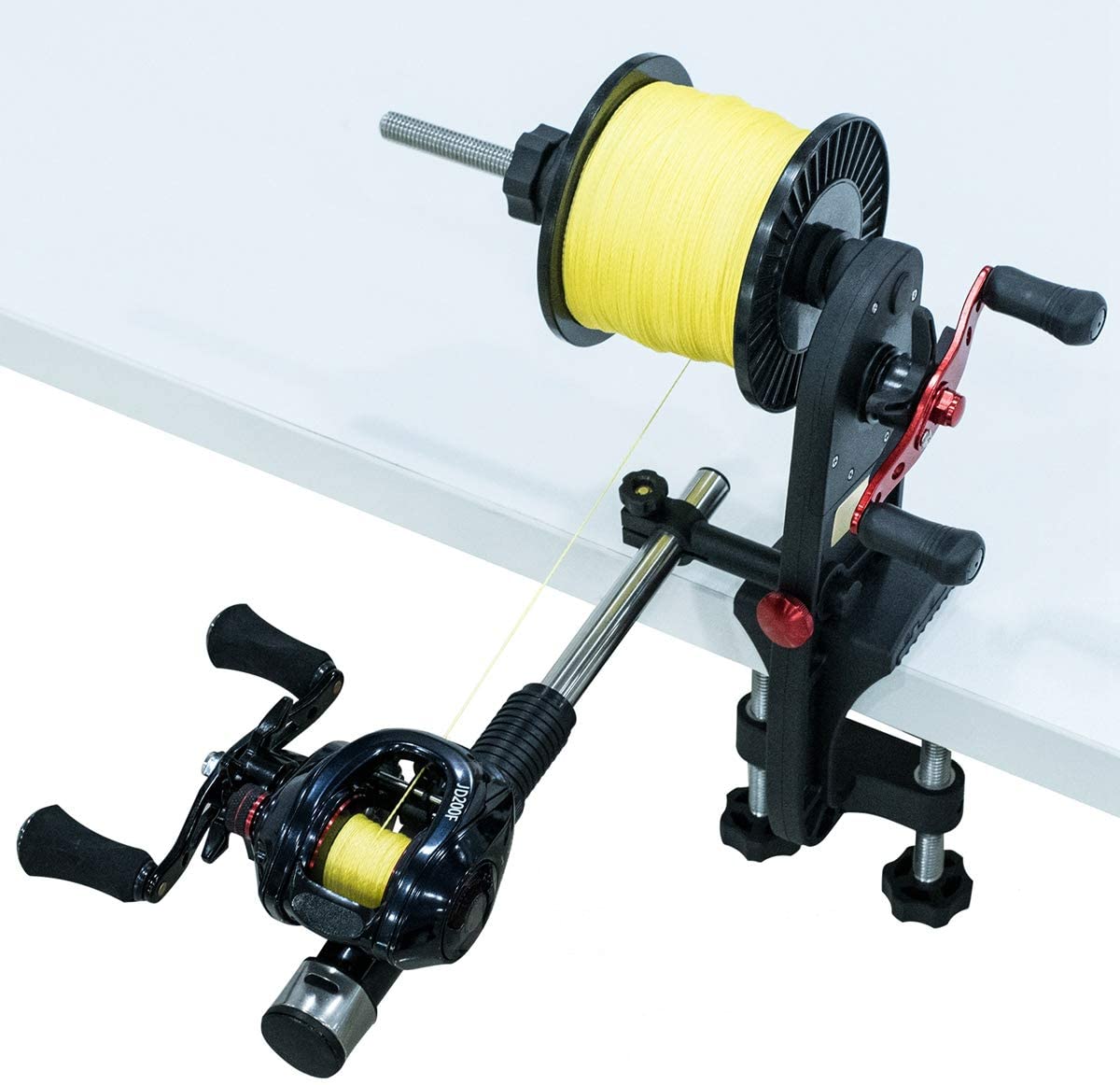 GOTURE Two Point Fixed Fishing Line Spooler Winder Machine GOTURE Two Point Fixed Fishing Line Spooler Winder Machine