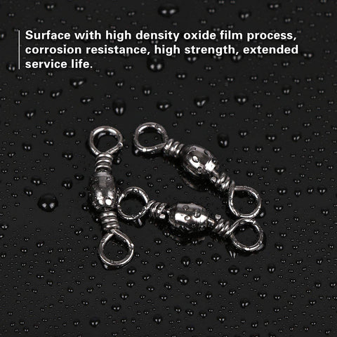 Goture 200PCS High Strength Stainless Steel Fishing Barrel Swivels Goture 200PCS High Strength Stainless Steel Fishing Barrel Swivels