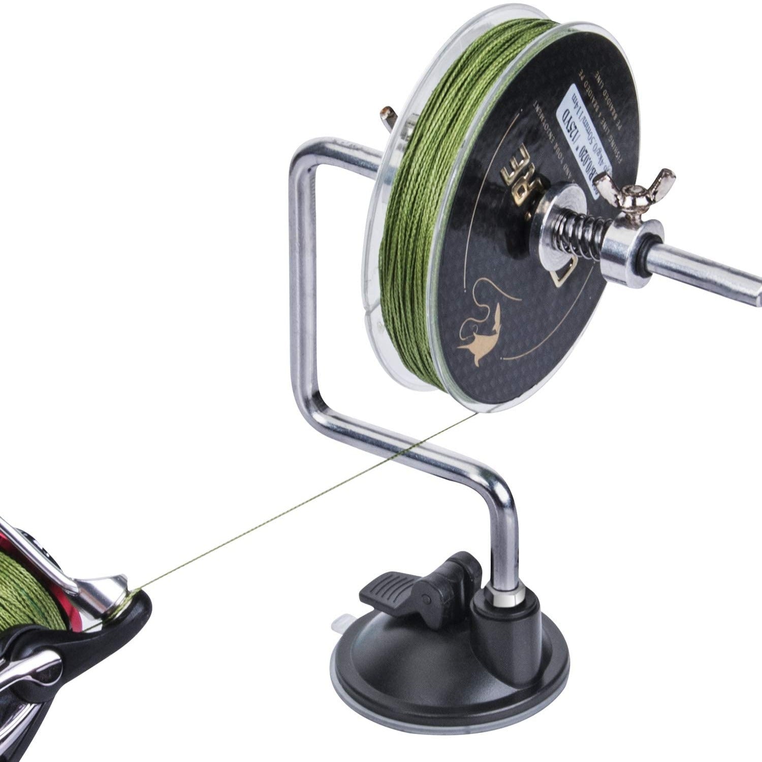 Portable Aluminum Fishing Line Winder Fish Reel Spooler System