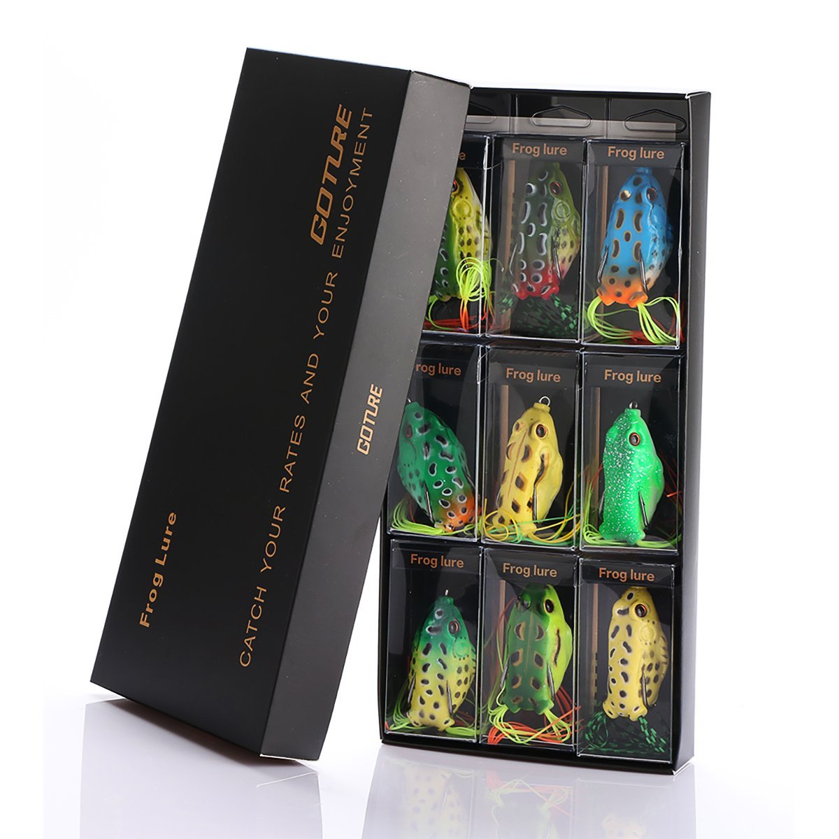 9-PC Frog Fishing Lure, Soft Plastic – GOTURE 9-PC Frog Fishing Lure, Soft Plastic – GOTURE