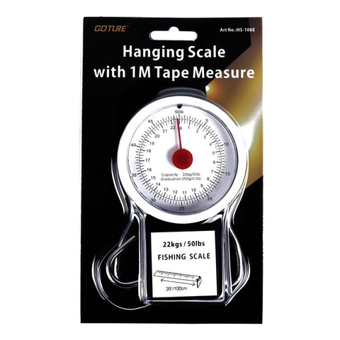 GOTURE Digital Hanging Portable Hand Held Dial Weight Fishing Scale GOTURE Digital Hanging Portable Hand Held Dial Weight Fishing Scale