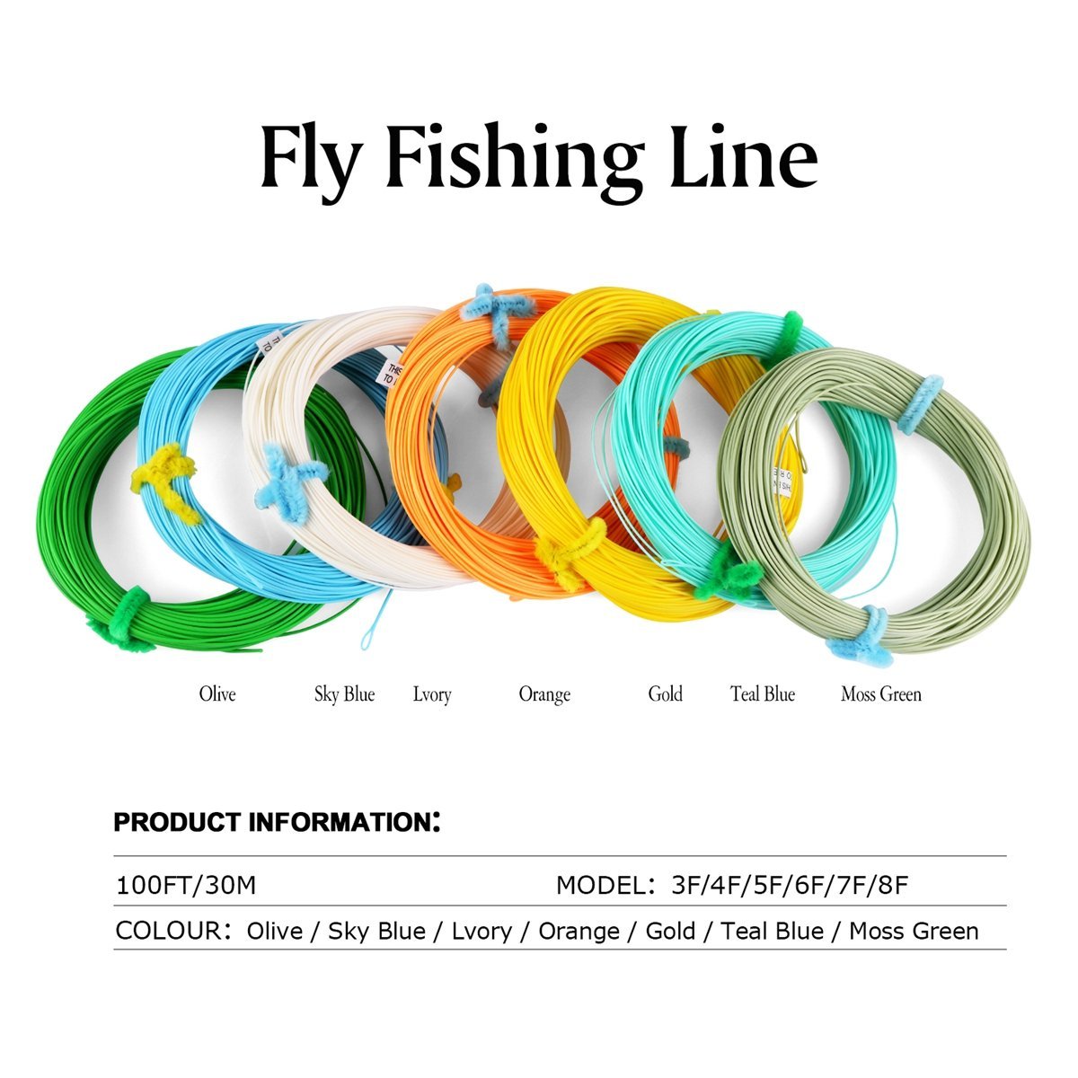 GENERAL Fly Fishing Line, 300M/100FT - GOTURE GENERAL Fly Fishing Line, 300M/100FT - GOTURE
