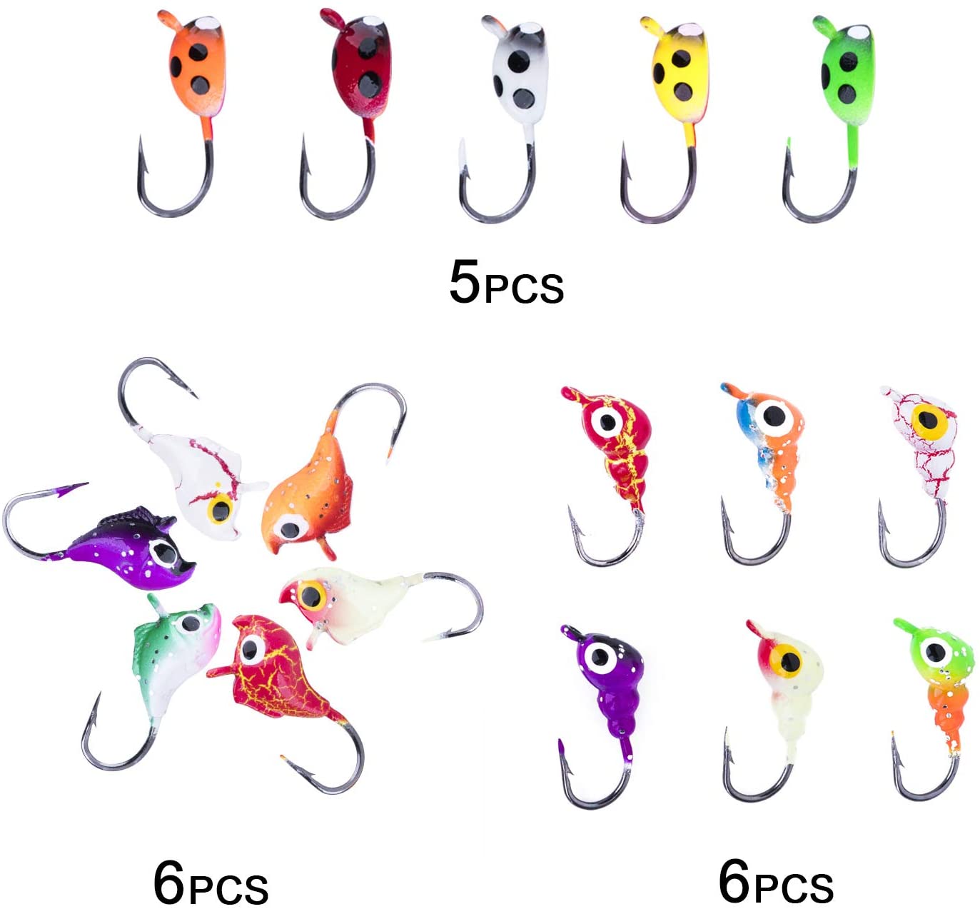 Micro Luminous Ice Fishing Jig Set - GOTURE Micro Luminous Ice Fishing Jig Set - GOTURE