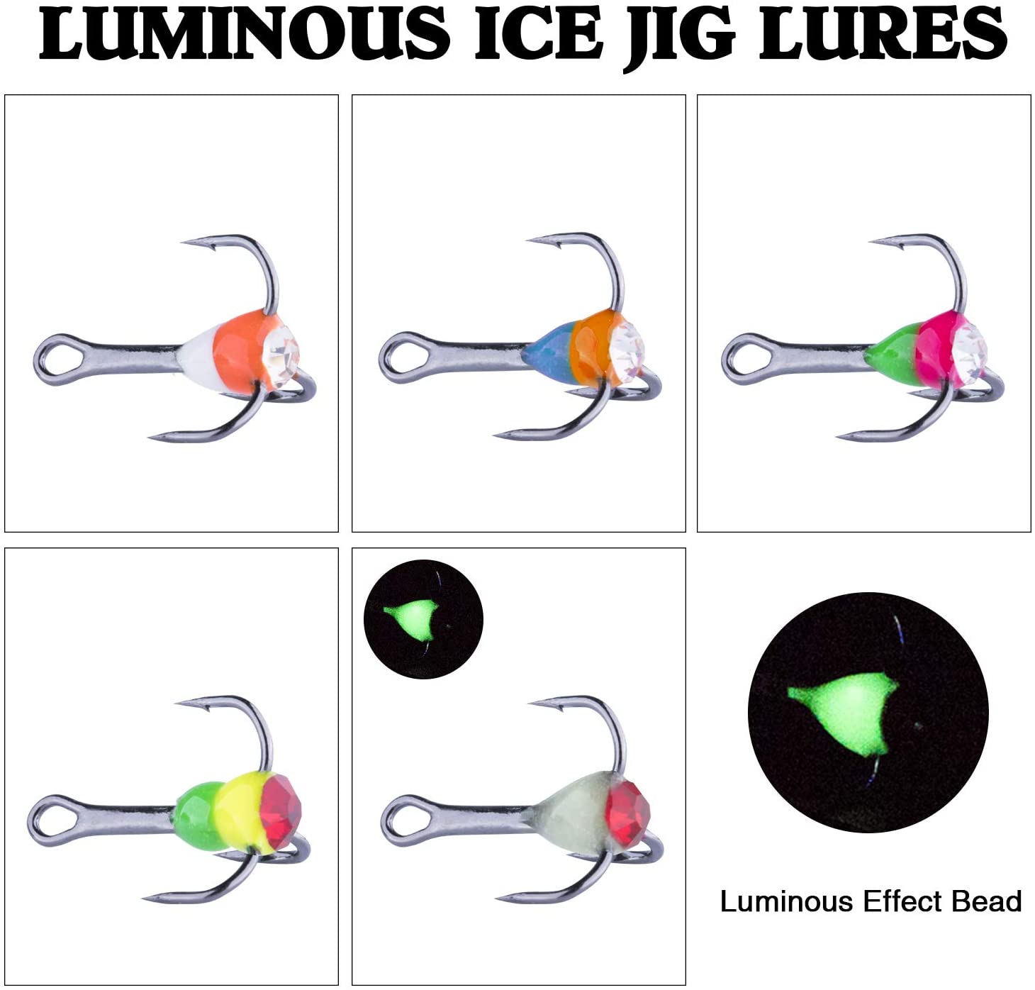 Micro Luminous Ice Fishing Jig Set - GOTURE Micro Luminous Ice Fishing Jig Set - GOTURE
