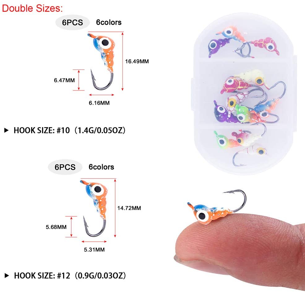 Micro Luminous Ice Fishing Jig Set - GOTURE Micro Luminous Ice Fishing Jig Set - GOTURE