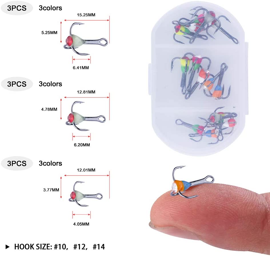 Micro Luminous Ice Fishing Jig Set - GOTURE Micro Luminous Ice Fishing Jig Set - GOTURE