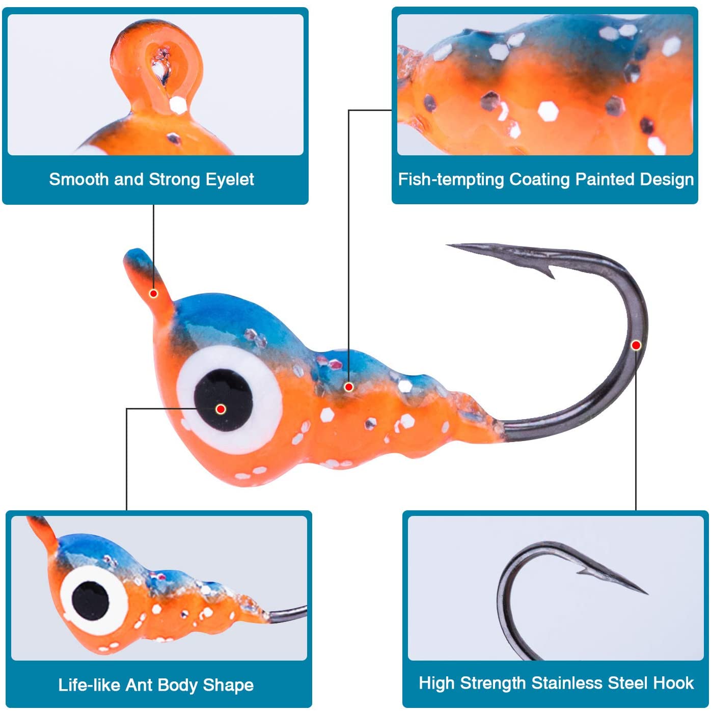 Micro Luminous Ice Fishing Jig Set - GOTURE Micro Luminous Ice Fishing Jig Set - GOTURE