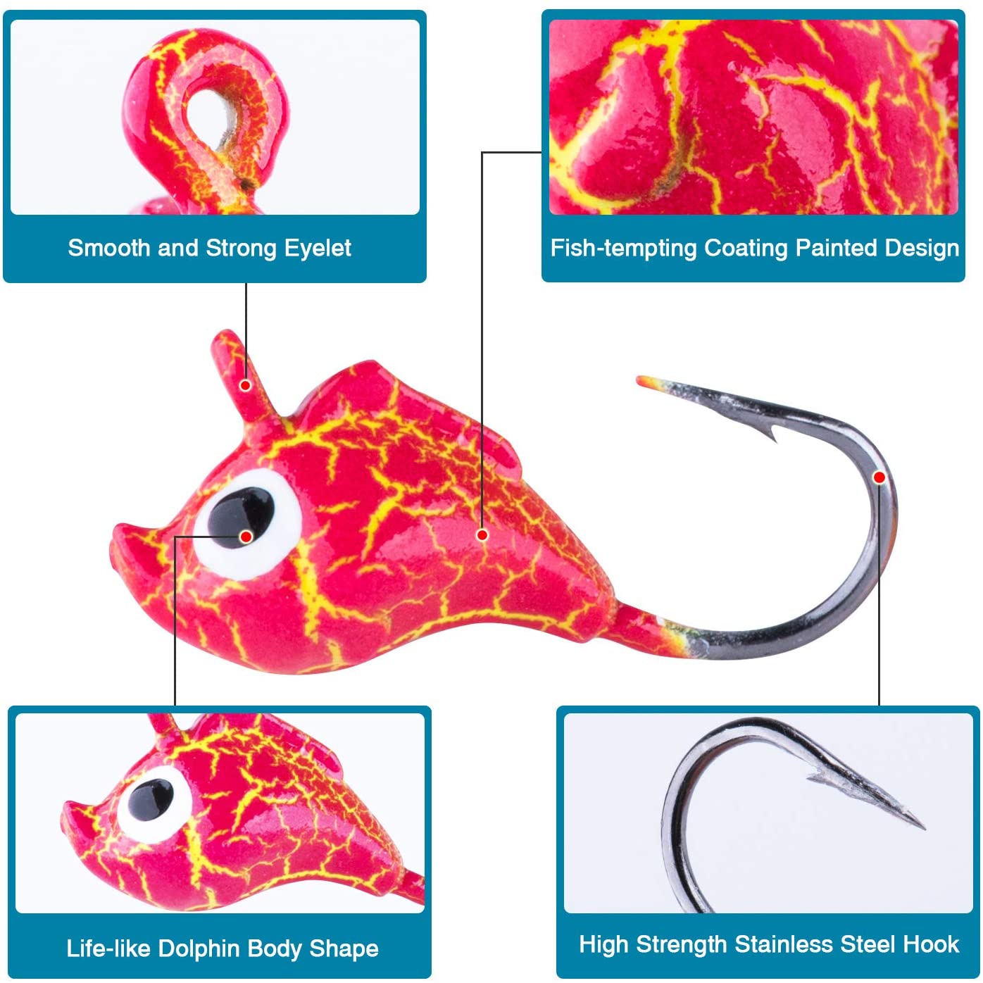 Micro Luminous Ice Fishing Jig Set - GOTURE Micro Luminous Ice Fishing Jig Set - GOTURE