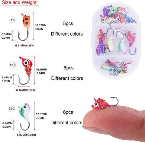 Micro Luminous Ice Fishing Jig Set - GOTURE Micro Luminous Ice Fishing Jig Set - GOTURE