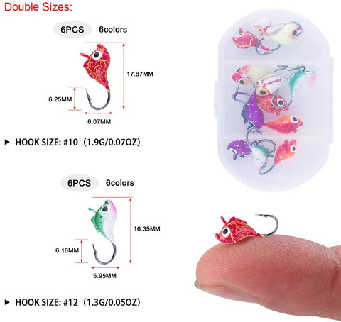 Micro Luminous Ice Fishing Jig Set - GOTURE Micro Luminous Ice Fishing Jig Set - GOTURE