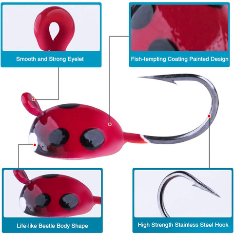 Micro Luminous Ice Fishing Jig Set - GOTURE Micro Luminous Ice Fishing Jig Set - GOTURE