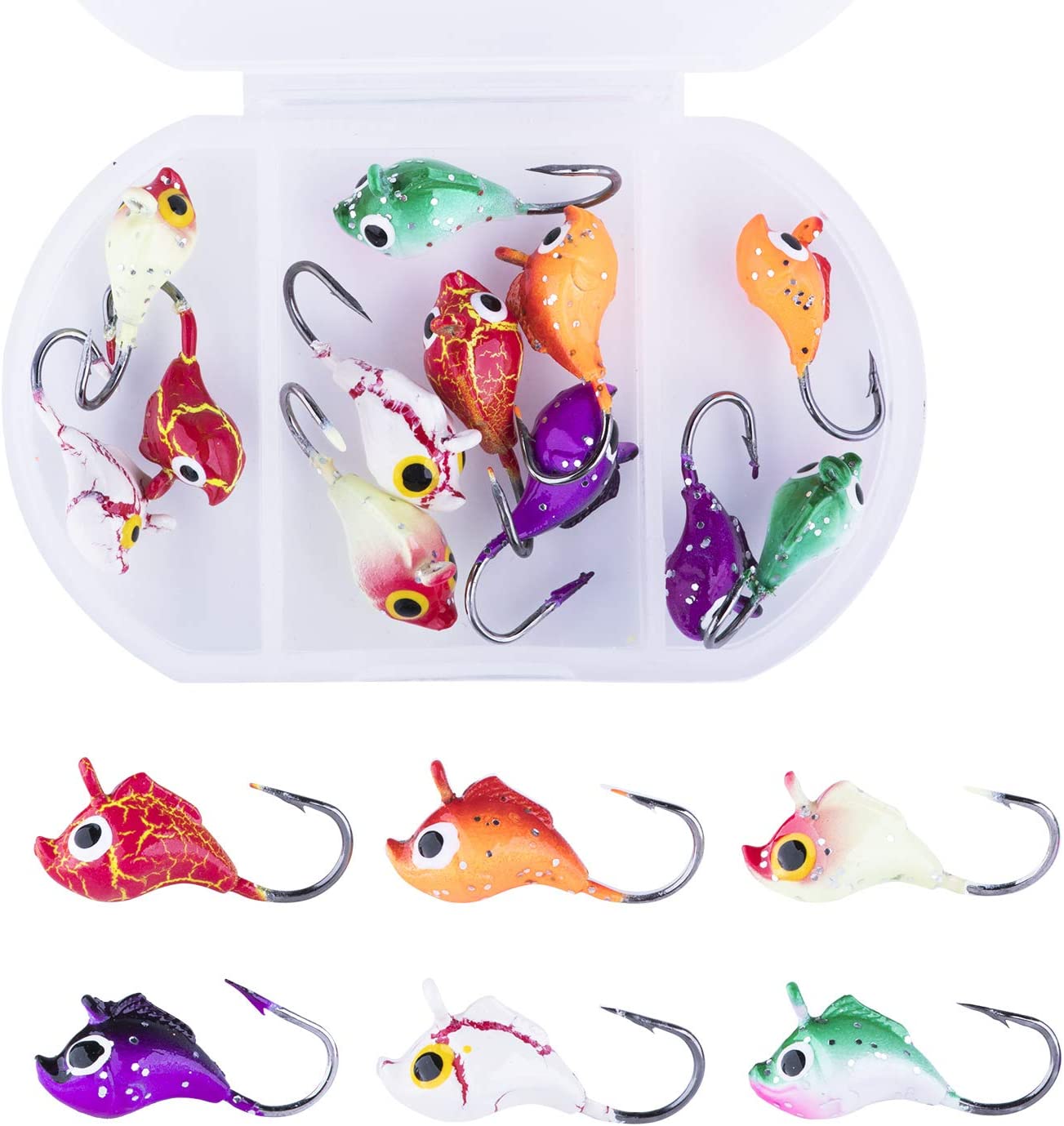 Micro Luminous Ice Fishing Jig Set - GOTURE Micro Luminous Ice Fishing Jig Set - GOTURE