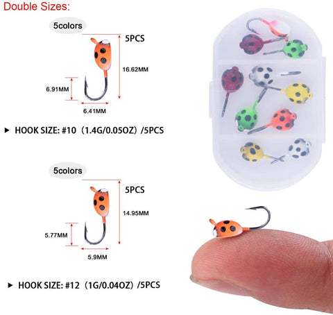 Micro Luminous Ice Fishing Jig Set - GOTURE Micro Luminous Ice Fishing Jig Set - GOTURE