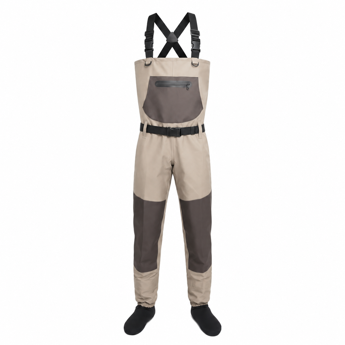 Goture 100% Waterproof Fly Fishing Hunting Chest Wader S/M/L/XL/XXL Ultra Breathable Lightweight Comfort Stockingfoot Hip Wader