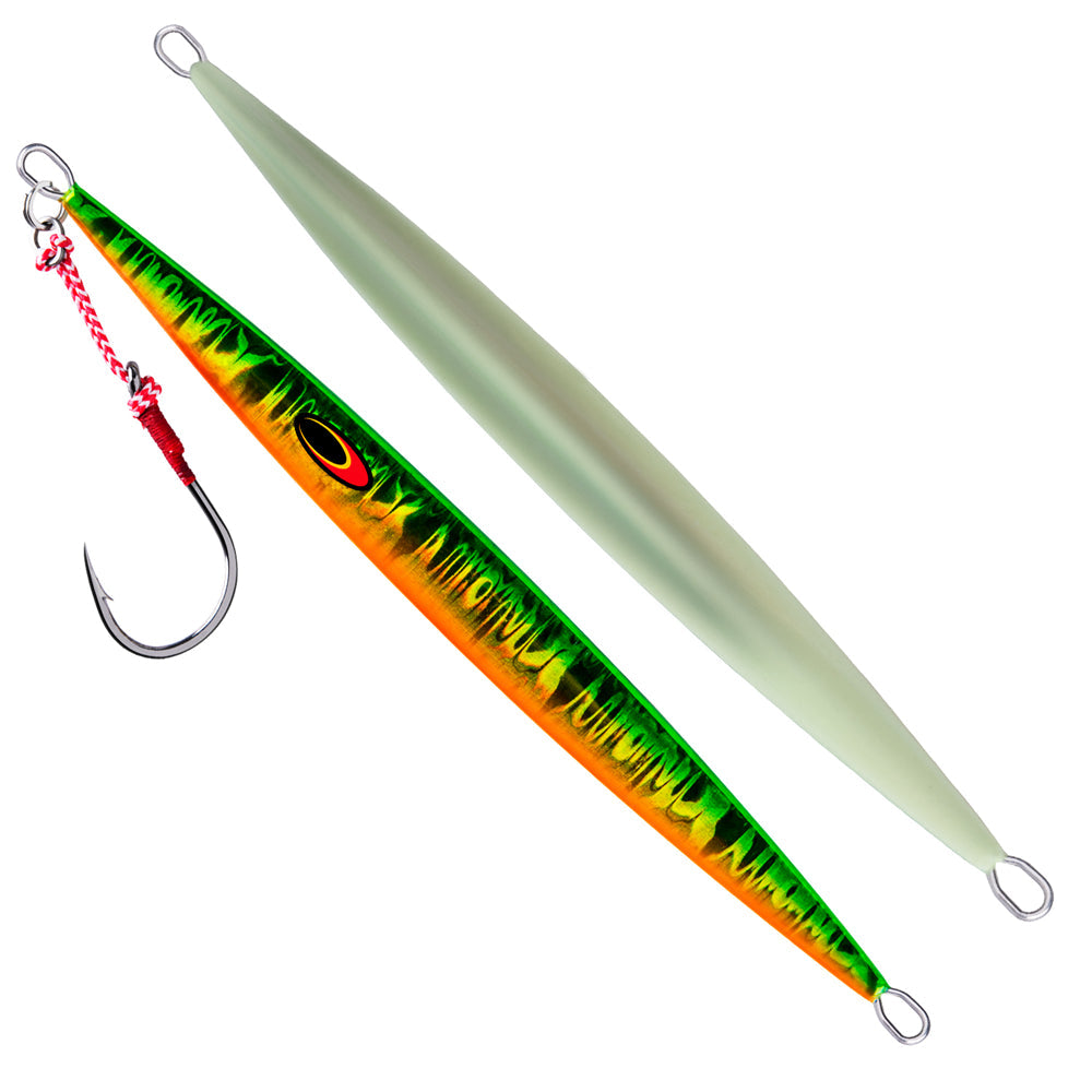 Glowing Eyes Saltwater Jig Fishing Lures: High-Strength, Versatile, and  Irresistible - 80g / Green