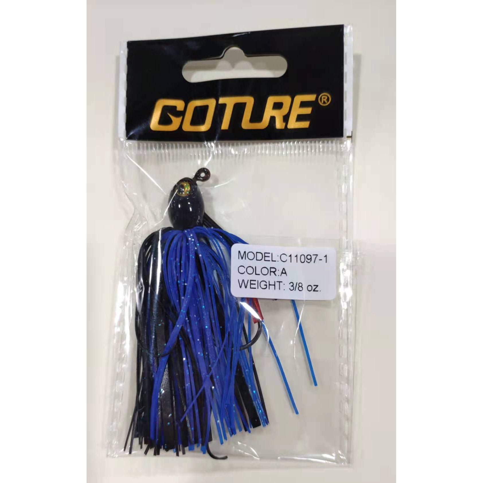 Goture Pro Series Weed Guard Bass Jigs: The Ultimate Fishing Jigs for Bass  Anglers - Blue/Black