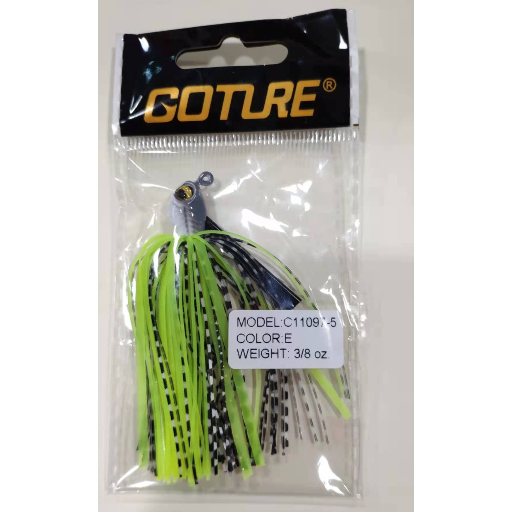  Goture Fishing Jigs - Swim Jigs for Bass Fishing- Bass Jigs  Fishing Lures with Weed Guards, MUSTAD Hook, Silicone Skirts, Streamlined  Head - 1/2 oz 5PCS Swim Bass Jigs with