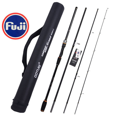okuma citrix 4 piece spinning travel rod with case Goture Travel Fishing Rods,4 Piece Fishing Pole with Case/Bag,Portable – GOTURE