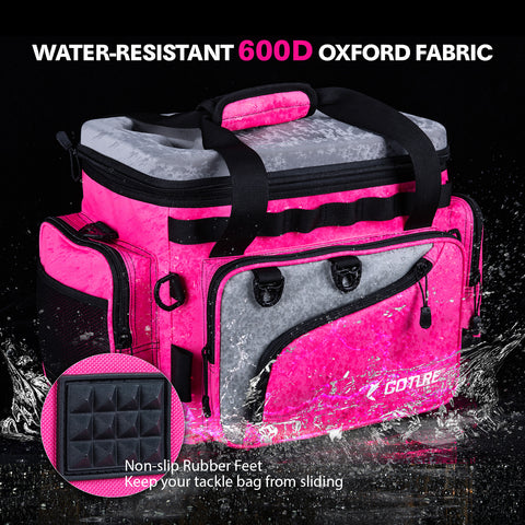 Goture Pink Fishing Rod and Reel Combos with Cooler Tackle Bag, 6FT-9F – GOTURE