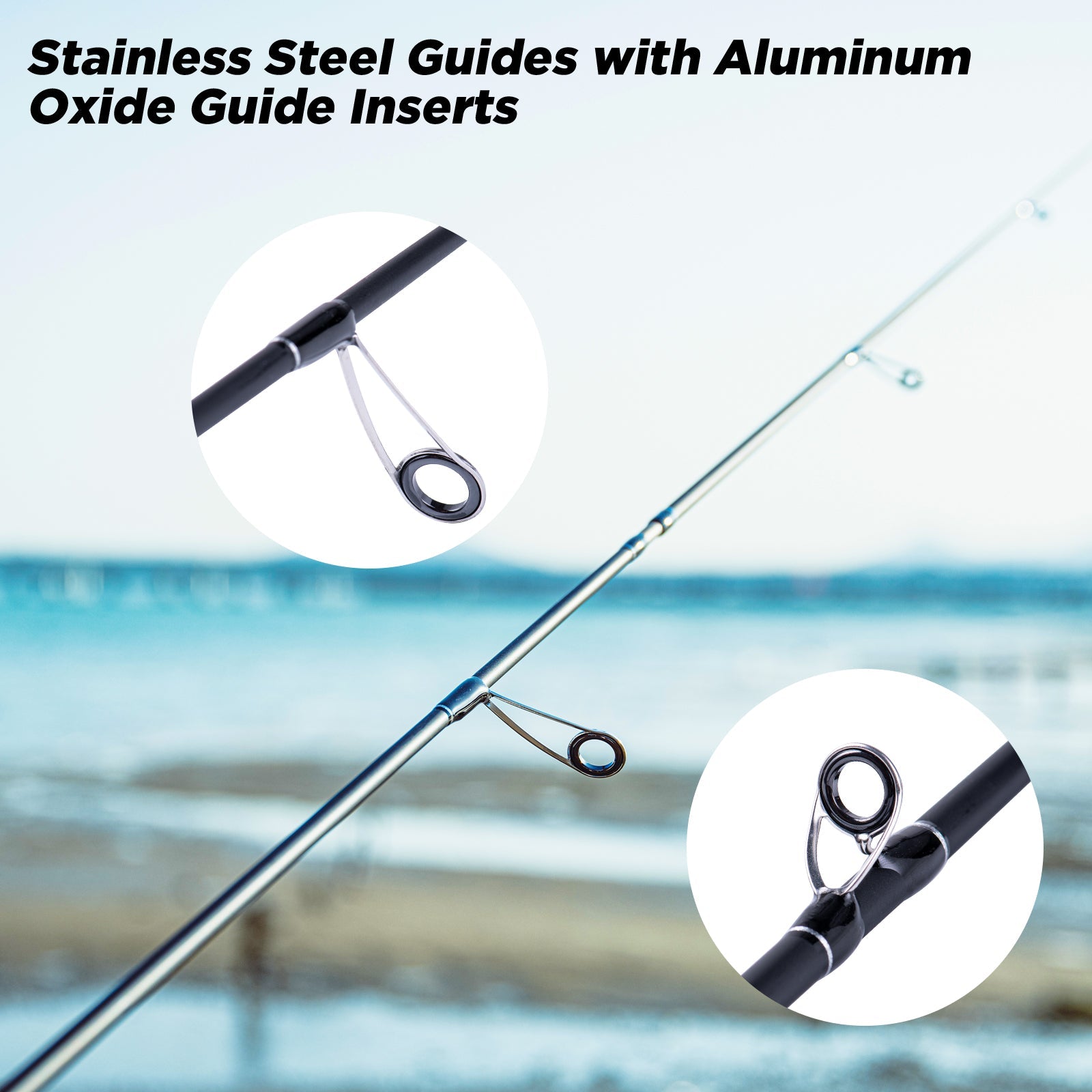 Goture Ultralight Fishing Rod, 2 Piece Crappie Trout Rod, Spinning/Cas GOTURE Goture Ultralight Fishing Rod, 2 Piece Crappie Trout Rod, Spinning/Cas GOTURE