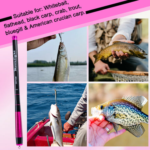 Goture Telescopic Tenkara Fishing RodPortable Hand Fishing Poles 6-12Ft | Reinforced ultralight blank resists cracking on hard runs; ideal all-round length for stream, pond & lake bank fishing