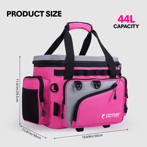 Goture Pink Fishing Rod and Reel Combos with Cooler Tackle Bag, 6FT-9F – GOTURE