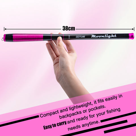 Goture Telescopic Tenkara Fishing RodPortable Hand Fishing Poles 6-12Ft | Reinforced ultralight blank resists cracking on hard runs; ideal all-round length for stream, pond & lake bank fishing