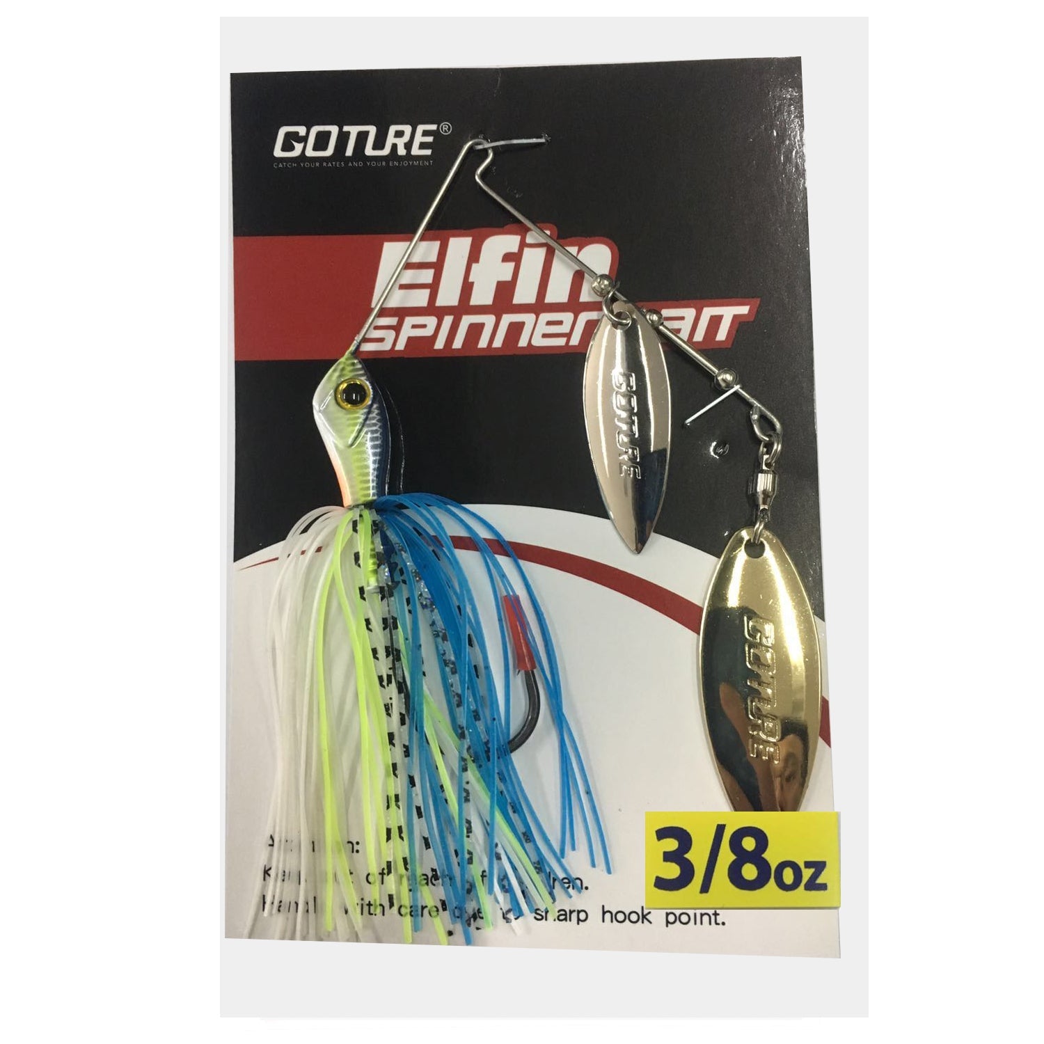 Ultimate Angler's Spinnerbait Set: Premium Soft and Hard Lures for  Freshwater Fishing - 10g-C