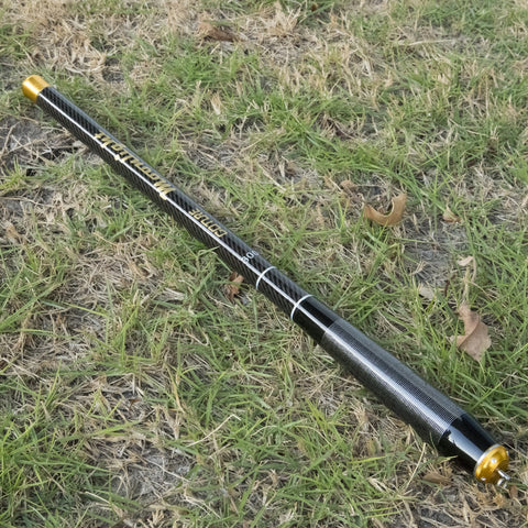 Green Telescopic Fishing Rod Carbon Fiber Fishing Pole Ultra-light Carp Rod