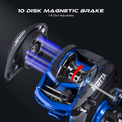 Goture Scotta Baitcasting Reel, Carbon Fiber Drag