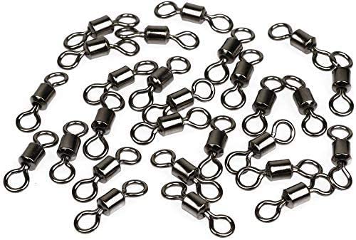 20/30/100PCS Rolling Barrel Swivels for Fishing - GOTURE