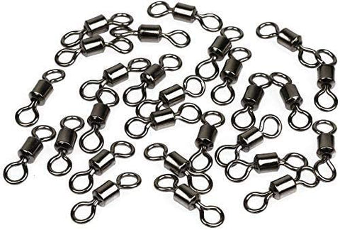 20/30/100PCS Rolling Barrel Swivels for Fishing - GOTURE