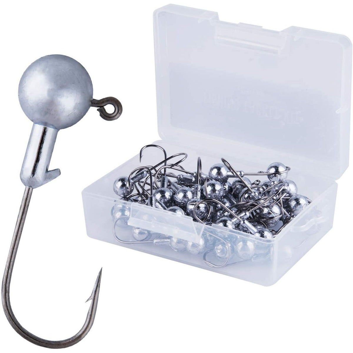 20/50-PC Jig Head Fishing Hook, Carbon Steel, 1-20g – GOTURE