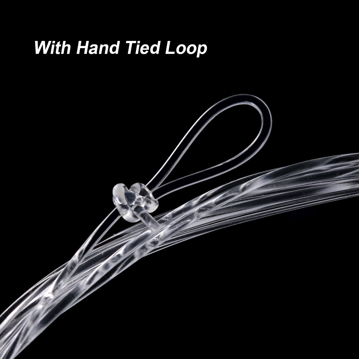  WHYHKJ 12pcs Fishing Braided Leader Loop Connectors High  Strength Braided Leader Loop for Fly Fishing Line : Sports & Outdoors