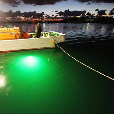 Goture Fishing Light Underwater, 12V 10.8W White Blue Green LED Submer –  GOTURE