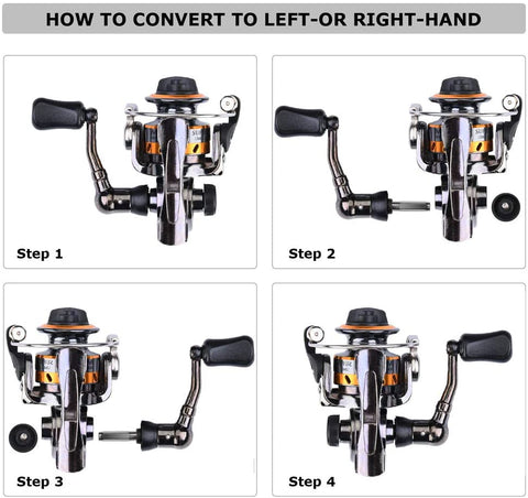 Goture Mini Pocket Metal Spinning Fishing Reel Ice Reels