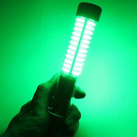 Broadroad LED Underwater Fishing Light - 12V 108 LEDs Green Attracting Light For Night Fishing