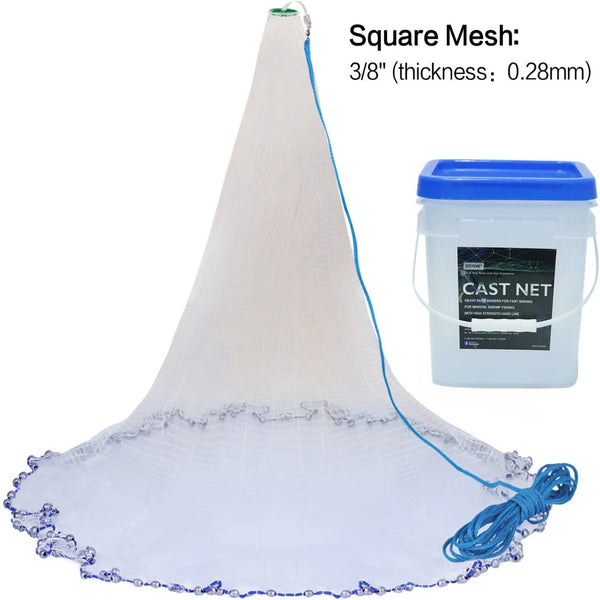 Goture American Fishing Cast Net,Casting Nets Freshwater Saltwater for – GOTURE