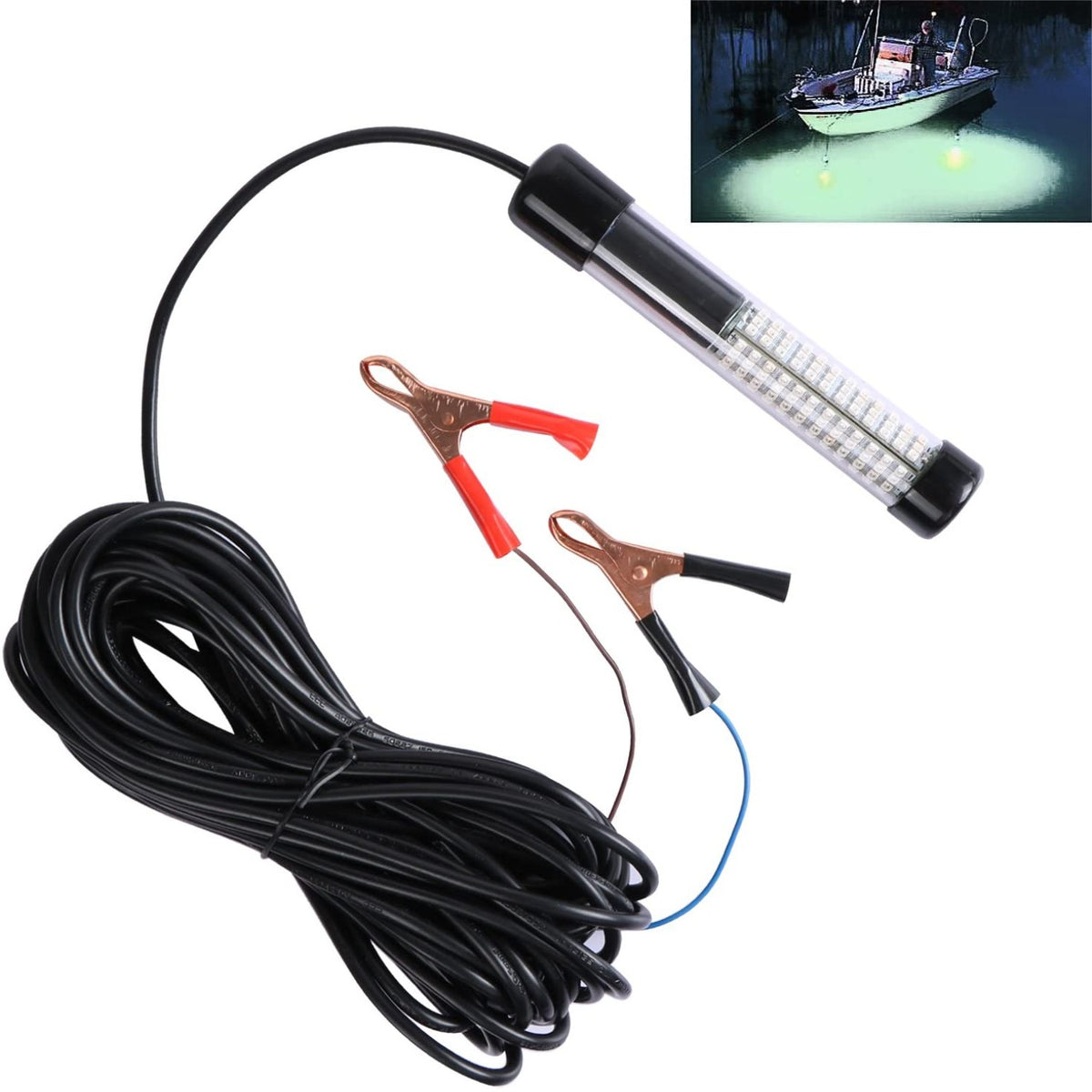 Goture 12V 10.8w 180 LEDs Submersible Fishing Light
