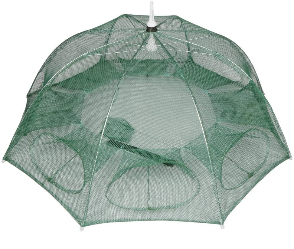 Goture Collapsible Folded Crab Trap Fishing Net Minnow Fish Crayfish C – GOTURE