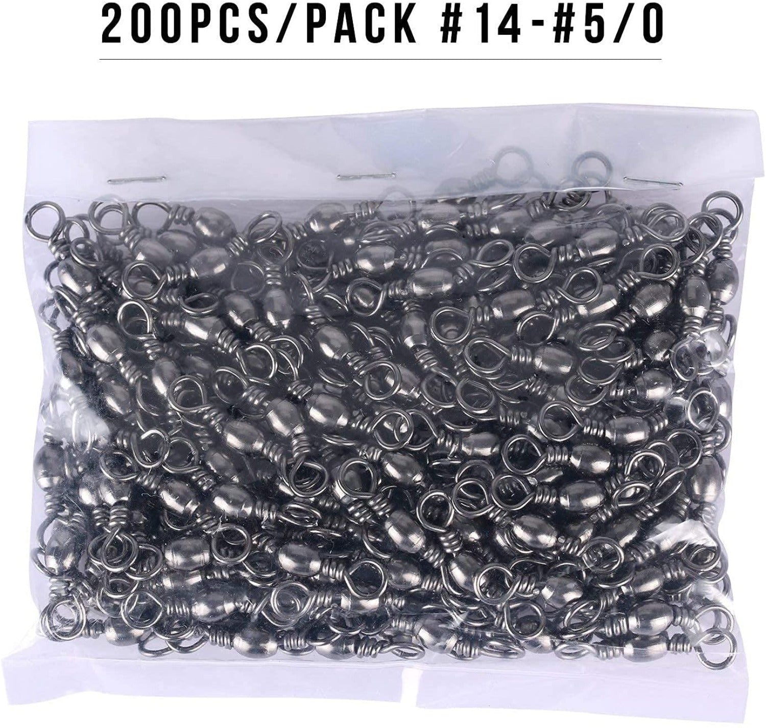 Goture Rolling Ball Bearing Fishing Swivel, 200PCS High Strength Stain –  GOTURE